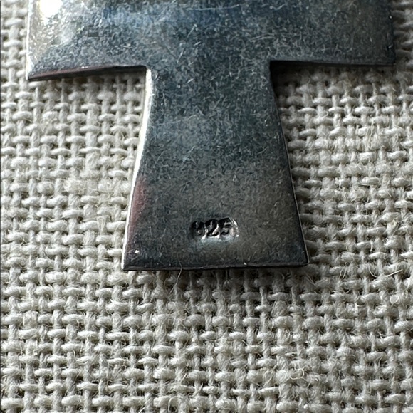 🧡 925 Silver Cross Pendant 🧡 - Picture 4 of 6